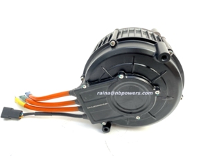 便宜的QS电机电动自行车165 5000W 72V35H编码器中驱动电机或霍尔版电动自行车脏Ebike皮带或链条