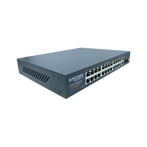 Conmutador Ethernet PoE de 24 puertos con 2 puertos Uplink RJ45 Conmutador de red SFP de 2 Gigabit para cámara IP y AP inalámbrico - Product Image 3