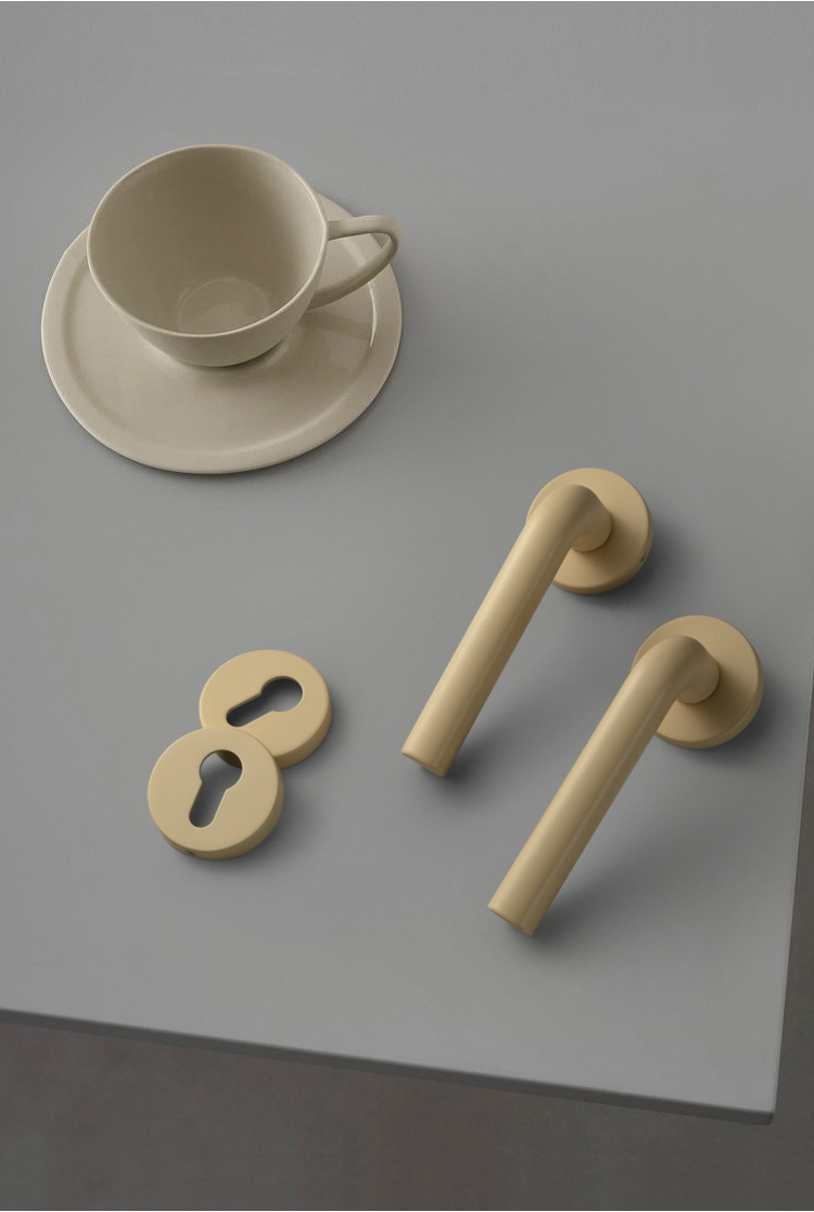 EADER Door handle Morandi pink design door handle fashion minimalist art door handle set