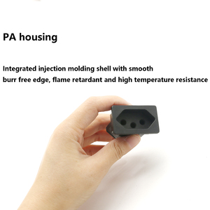 ช่องเสียบสายไฟขาเข้า AC ช่องเสียบบราซิลช่องเสียบ3ขา10A 250V - Product Image 3