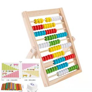 Cheap Price Wood Calculation Frame Kindergarten Elementary School Mathematics Arithmetic Stick Children Standing Abacus <strong>Addition</strong> - Product Image 1