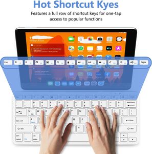 Teclado inalámbrico ultradelgado HK8049 para iPad, teclado ergonómico recargable para ordenador para teclados inalámbricos y Bluetooth IOS - Product Image 2