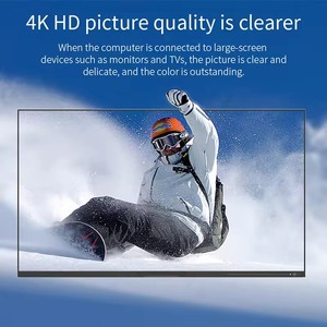 Convertidor de alta definición DP a HD 4K, puerto de visualización, adaptador de computadora de TV, interfaz macho DP a hembra HD - Product Image 6