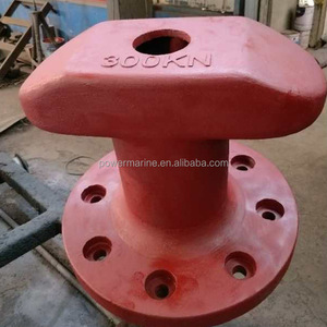 Литая стальная литая железная морская швартовная колонна для причала - Product Image 5