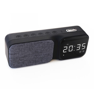Lonvel 5 en 1 reloj despertador Digital multifuncional portátil RGB luz nocturna altavoz inalámbrico Mini entrada AUX incluye Radio - Product Image 1