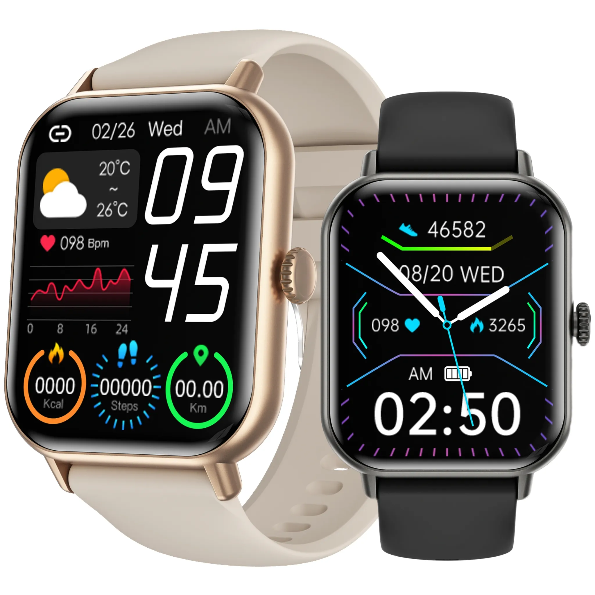 Màn hình cảm ứng Smartwatch điện thoại di động nói chuyện thể thao cổ tay thông minh đồng hồ điện thoại di động kết nối BT gọi điện thoại thông minh đồng hồ