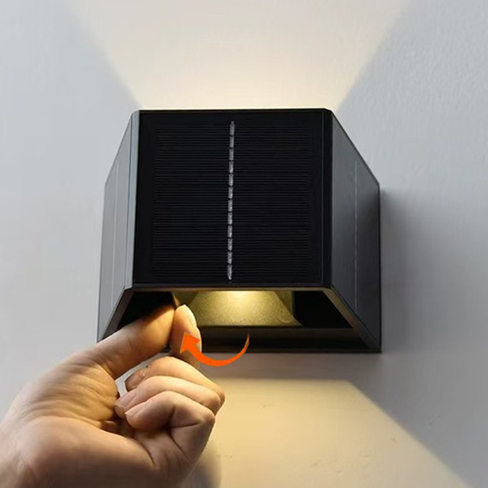 Solar Wlal Lamp Up Down Wall Sconce 2