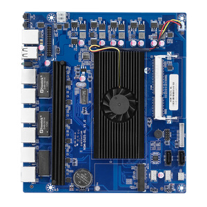 Fábrica al por mayor Intel Atom D525 Dual Core 6 Lan Soft Router Red Seguridad Firewall Placa base industrial - Product Image 4