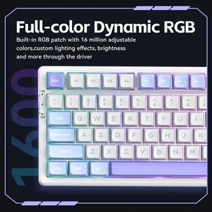 Custom VGN V98PRO V2 Tri-mode <strong>Wireless</strong> RGB <strong>Multiple</strong> Color Options Low Latency PBT Mechanical Gaming <strong>Keyboard</strong> - Product Image 3