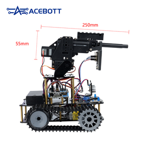 STEM Robotic Tank Car DIY <strong>Kit</strong> with Programmable <strong>Sensor</strong> System Tracked Wheels for <strong>Arduino</strong> Robot <strong>Kit</strong>