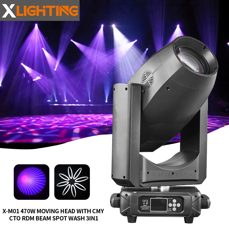 Xlighting Sharpy Beam Light 470wムービングヘッドビームスポットステージライトDjディスコクラブ用