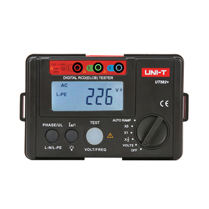 UNIT UT582 + Digital RCD Tester UNIT probador de circuito probador de interruptor de protección contra fugas - Product Image 1