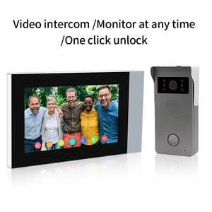 Tuya 720P 7インチIPビデオインターコムキット2線アナログWifiドアベルカラータッチ画面RFIDアクセス制御システムTCPネットワーク - Product Image 3