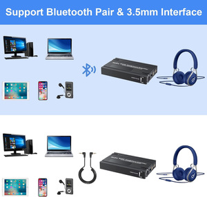 HiFi BASS Headphone Amplifier BT 5.0 Earphone Amp 3.5mm AUX Input <strong>Output</strong> With Volume Control for Mobile Phone <strong>Computer</strong> Tablet - Product Image 6