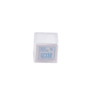 18mm כיכר מיקרוסקופ כיסוי זכוכית שקופיות Coverslips