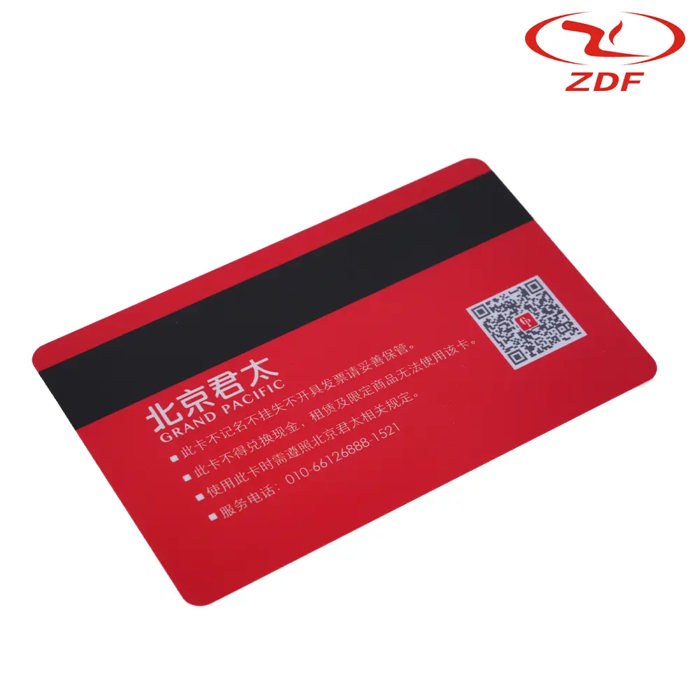 Sıcak satış özel HICO 2750OE PVC malzeme yüksek kalite baskılı plastik hediye kartları işletmeler manyetik şerit alışveriş kartları
