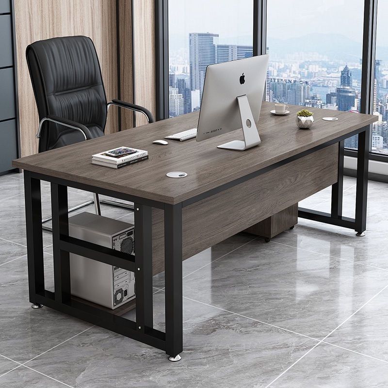 Grey oak black frame