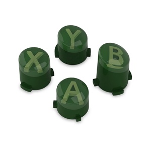 Xbox serisi X/S denetleyicisi için özel ABXY eylem düğmeleri-üç tonlu yeşil klasik sembol değiştirme kiti - Product Image 3