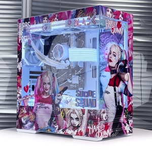 Grande furto Auto 5 <span class=keywords><strong>Custom</strong></span> Full Side vetro temperato ATX Mid-Tower custodia e torre per <span class=keywords><strong>Computer</strong></span> da gioco