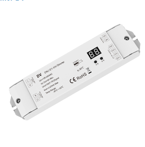 AC 2-канальный DALI 0-10 В 1-10 В диммер 2 DALI address 100-240VAC 20mA/CH DALI контроллер света - Product Image 2