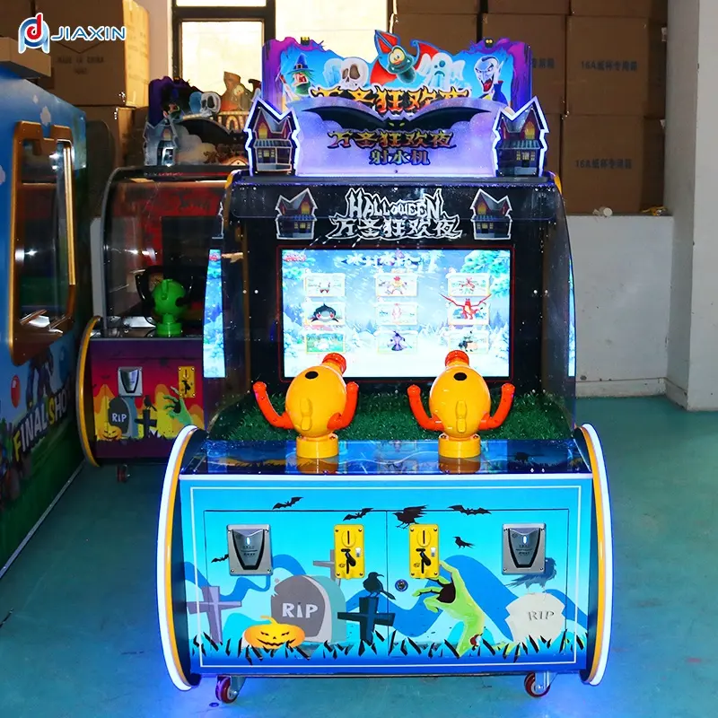 JiaXin Factory OEM Ice Walker Zombie Water Shooting Arcade Game Machine 3 Players Gun Shooting Arcade Game Machine para niños