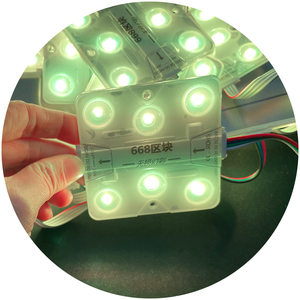 68x68mm 6leds Outdoor Waterproof IP67 Pixel RGB RGBIC Digital Magic <strong>Programming</strong> IP68 DC24V Led Module for Light Box