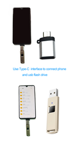 指纹加密USB 3.0高速传输u盘32GB内存/可定制内存 - Product Image 4