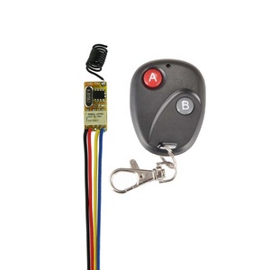DC3V 3.7V 5V 6V 7V 9V 12V Mini Relè Interruttore di Potere Di Telecomando Senza Fili controller di Lampada A LED Micro Trasmettitore Ricevitore Sistema - Product Image 1