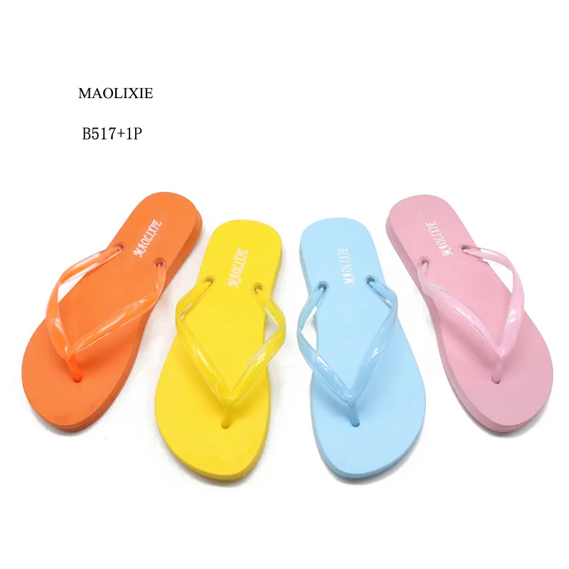 MLXY — tongs à semelle PVC pour femmes, sandales de plage, de fête, italiennes, personnalisées, été