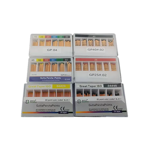 Hàng tiêu dùng nha khoa thấm giấy điểm nha khoa endo gapadent Meta biomed gutta percha điểm 04 02 06 côn - Product Image 2