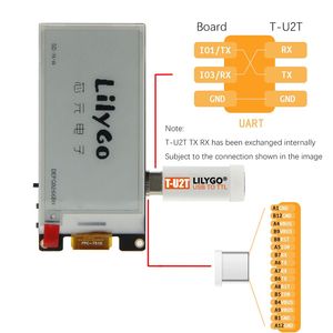 LILYGO T-U2T USB a TTL Downloader automatico CH9102 programmatore adattatore seriale modulo Open Source per LILYGO tutti i prodotti - Product Image 5