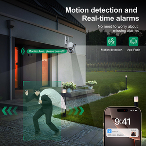 Google Nestカムフラッドライト光学ズームセキュリティカメラNvrストレージセキュリティカメラ、アラームおよびソーラーセキュリティカメラ付き20 Mp - Product Image 5