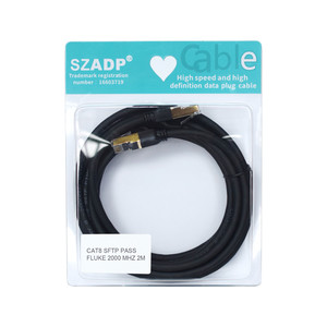 זוגות טוויסט בהתאמה אישית rj45 hethernet כבל חתול 8 cat7 חתול 6 כבל תיקון 1 מ '2m 3m 5m 10m אפשרויות עבור כבל רשת לן