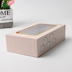 <strong>Custom</strong> Lid and Base <strong>Display</strong> See Through Clear <strong>Window</strong> Boxes Phone Case Packaging Gift <strong>Box</strong> <strong>With</strong> Card Header - Product Image 4