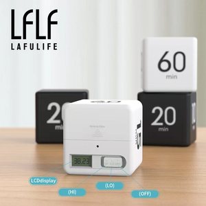Cube <strong>Timers</strong> Gravity Sensor Flip <strong>LCD</strong> Kitchen <strong>Timer</strong> Exercise <strong>Countdown</strong> <strong>Game</strong> Pomodoro <strong>Timer</strong> 30/60 Minutes for Kids Time Management - Product Image 2