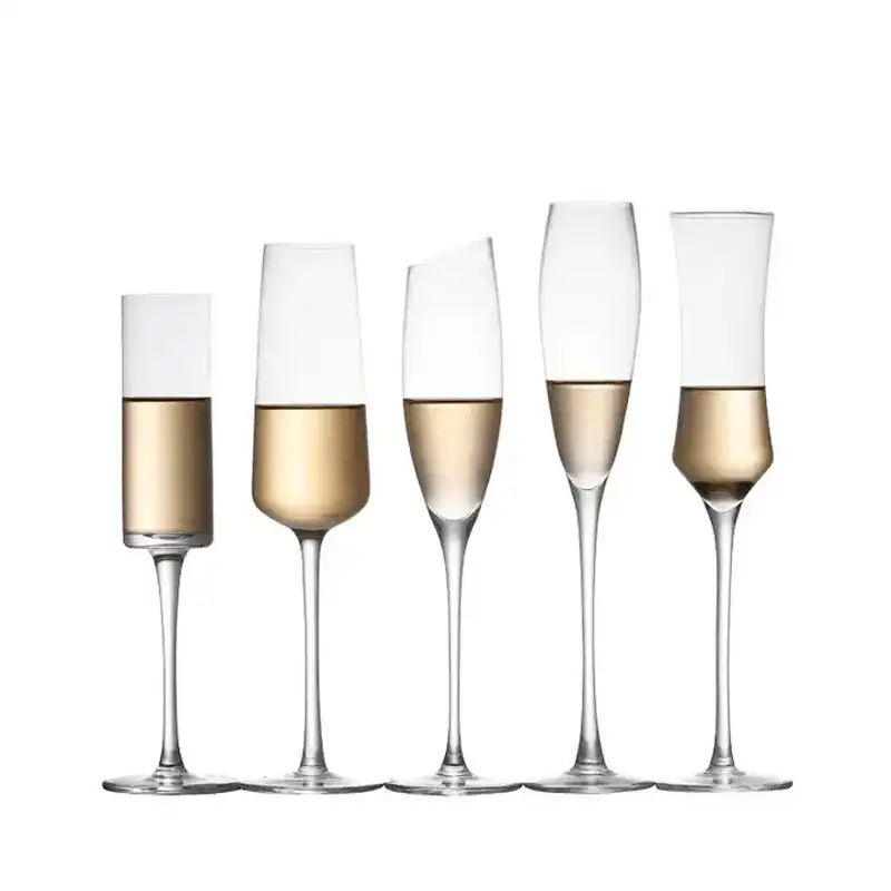 Sunyo Raymond Hoge Kwaliteit Custom Wijnglazen Goedkope Huwelijksgeschenken Champagne Fluiten Sets