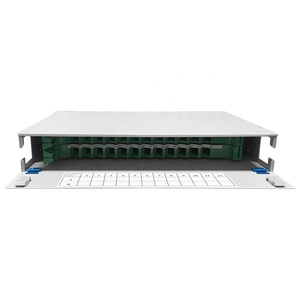 24 núcleos Panel de conexión de fibra montaje en rack 19 unidad de red de fibra óptica - Product Image 5