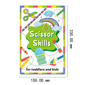 48PCS/Set Toddler Scissor Skills Fun Activity <strong>Booklet</strong> Art &amp; <strong>Crafts</strong> Kit Practice and Coloring Workbook Strengthen Creativity - Product Image 6