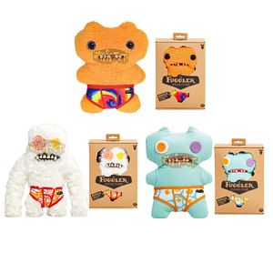 Hakiki Fuggler sevimli diş garip bebek oyuncak ayı yıkanmış peluş malzeme stres kabartma fonksiyonu ile iç çamaşırı serisi - Product Image 3