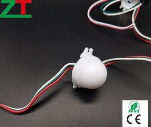 ラウンド30mmLEDピオンライト12VデジタルフルカラーLEDピクセルWS2811LEDストリングライト - Product Image 6