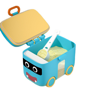 Hot bán silicon Sữa bột Dispenser hộp in bé thực phẩm lưu trữ công thức container với scraper và muỗng - Product Image 1