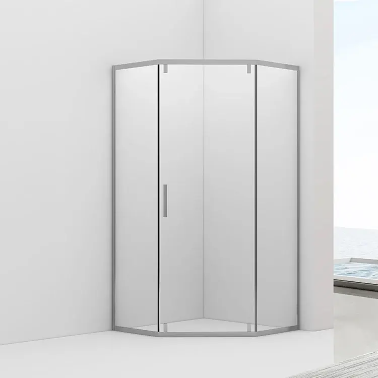 OT-910331(4+4 מ""מ) עיצוב חדר אמבטיה מארז תא יוקרה חיצוני חדר מקלחת אקריליק עם מסגרת נירוסטה