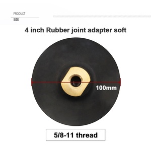 4 Inch/100mm Super Soft Flexible Diamond Polishing <strong>Pads</strong> Base Rubber Back Holder <strong>Backer</strong> <strong>Pads</strong> Hook and Loop Back-<strong>Up</strong> <strong>Pads</strong> - Product Image 6