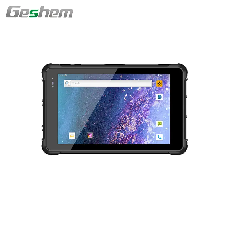 Geshem 네비게이션 시스템 대용량 배터리 9800mAh 8 인치 안드로이드 10.0 GMS 견고한 태블릿