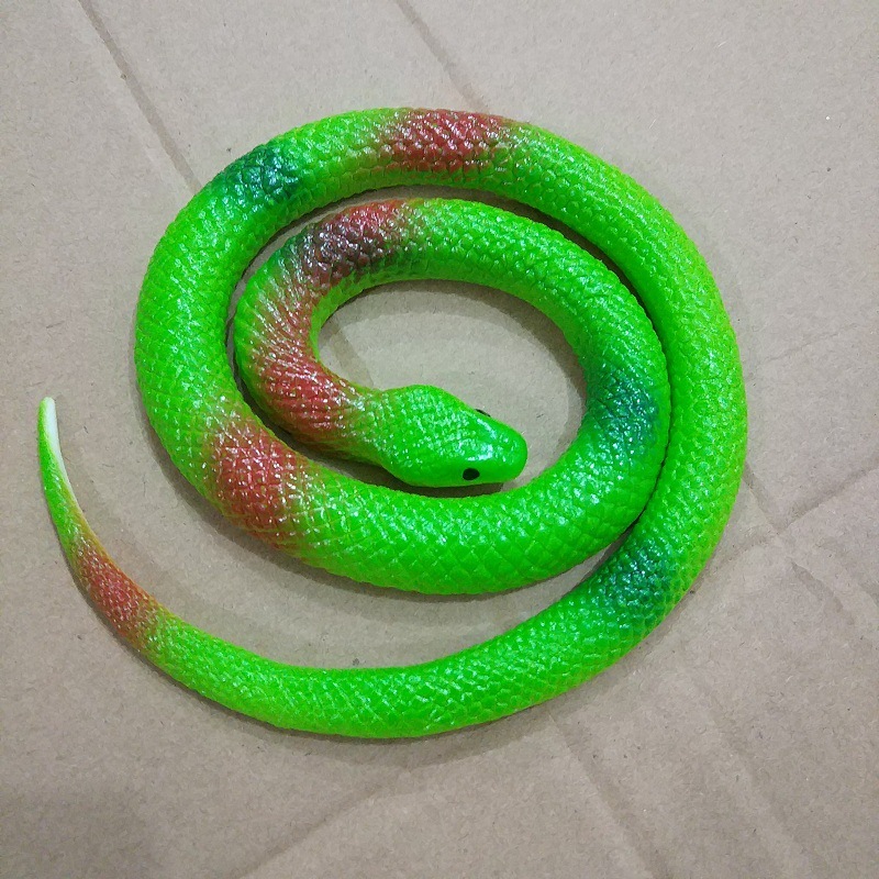 Light green round-headed snake