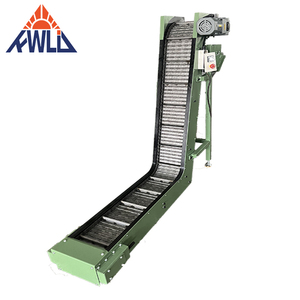 Elevador inclinado personalizado de tamaño de cinta transportadora para transporte de materiales Manejo de virutas de corte automatizado eficiente - Product Image 3