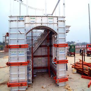 GETO en kaliteli en iyi çözüm beton kalıp yapı kalıp kavisli duvar kalıp - Product Image 6