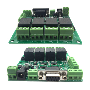 Smart Home <strong>RS232</strong> <strong>Control</strong> <strong>Module</strong> 4-Channel Input/Output Switch Relay Access <strong>Control</strong> IO PCB Board