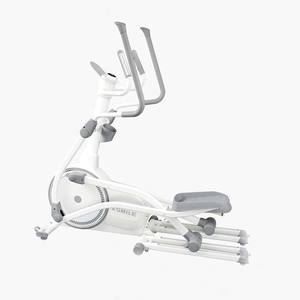 Máy tập thể dục elip gấp gọn màu trắng thiết kế mới năm 2025 với hệ thống phanh từ tính, máy tập thể dục di động - Product Image 1