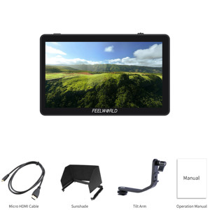 FEELWORLD kamera layar sentuh LUT 3D, monitor bidang dslr 4K, dukungan IPS FHD1920x1080, monitor layar sentuh F6 PLUS V2 <span class=keywords><strong>6</strong></span> inci - Product Image 6